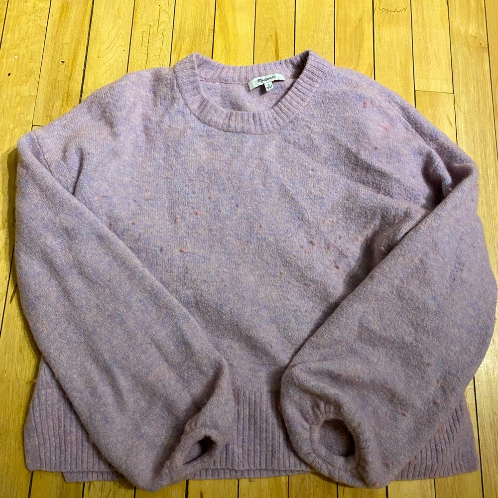 Madewell Payton Pullover Sweater in Coziest Yarn